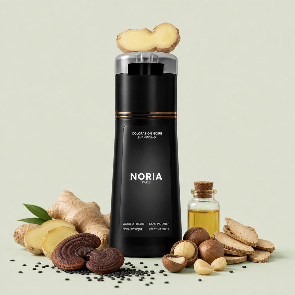 Shampoing cheveux blancs | Noir