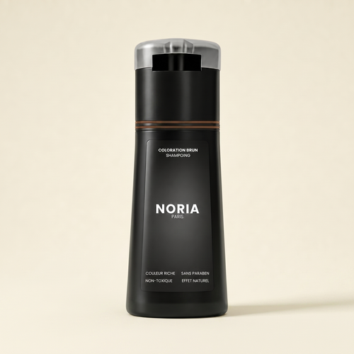 Shampoing colorant cheveux blancs teinte Brun Noria
